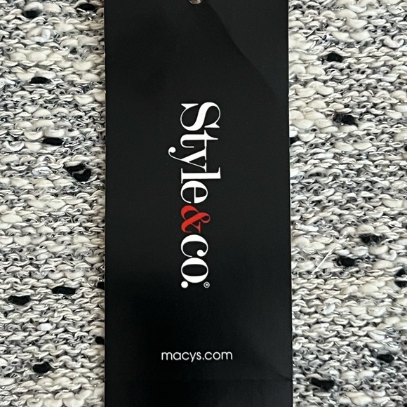 NWT small heathered Gray crochet knit cotton blend sweater sweatshirt oversized - Picture 4 of 6